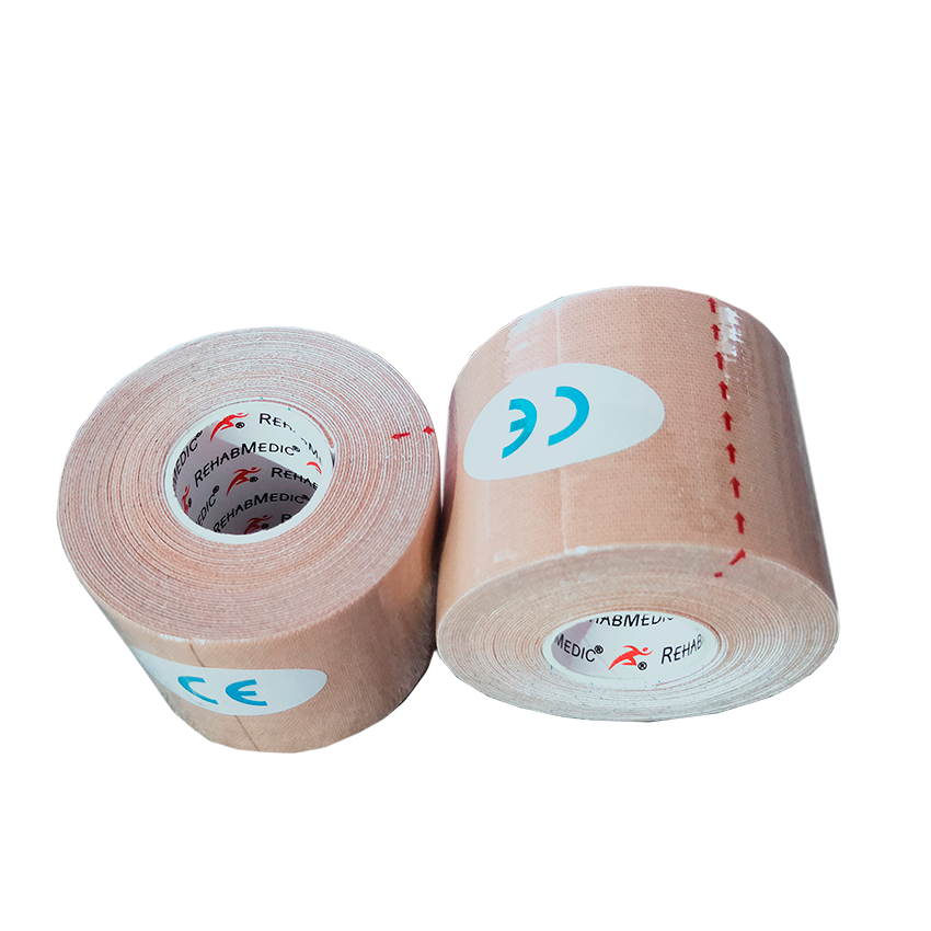 RM Kinesiologinen teippi 5 cm x 5 m, beige