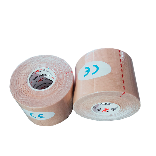 RM Kinesiologinen teippi 5 cm x 5 m, beige