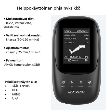 SLX1 palautumislahkeet, ilmakompressio kotikäyttöön