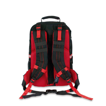 Ensiapureppu 36l, kevyt huoltoreppu lääkintätarvikkeille