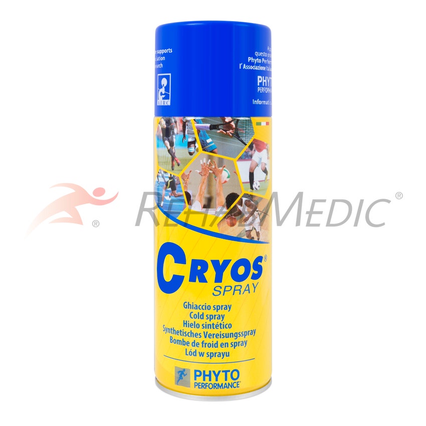 Cryos kylmäsuihke 400 ml, nopea kylmähoito urheiluvammoihin