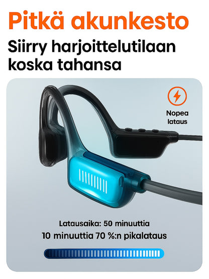 Openear Bone G1 luujohdekuulokkeet, avoin kuulokemalli urheiluun