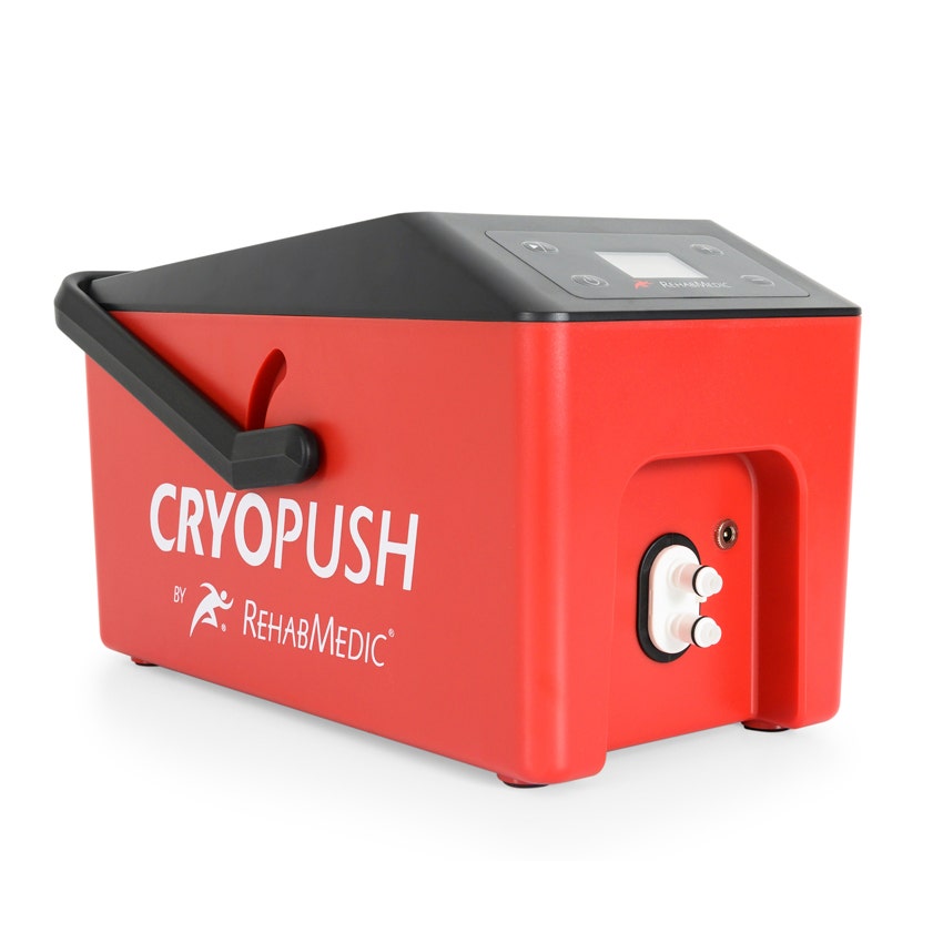 CryoPush kompressio- ja kylmäjärjestelmä, latausasema